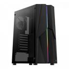 Gabinete Gamer Aerocool Mecha Preto RGB Lateral Vidro F002