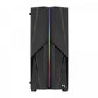 Gabinete Gamer Aerocool Mecha Preto RGB Lateral Vidro