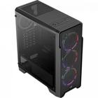 Gabinete Gamer Aerocool Ore Saturn Preto RGB Lateral Acrílico