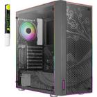 Gabinete Gamer Aerocool Skribble Preto RGB Lateral Vidro F002