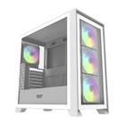 Gabinete Gamer Aigo DarkFlash DRX90 Glass, Mid-Tower, Lateral de Vidro, Branco, DRX90-GLASS-WHITE