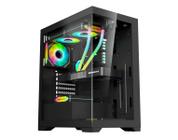 Gabinete Gamer Aquário K-mex CG-11G4 Poseidon ATX Sem Fans