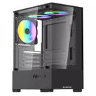 Gabinete Gamer Bg-055 Hit Pro 3X Fan Rgb Vidro Temperado - Bluecase