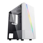 Gabinete Gamer Bluecase BG-018 Frost Storm, Mini Tower RGB, M-ATX, Lateral em Vidro Temperado, Branc