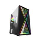 Gabinete Gamer Bluecase BG-035 Pulse Advanced LED RGB Preto S/ Fonte USB 3.0