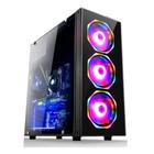 Gabinete Gamer BPC-330 ATX Black BrazilPC Com Lateral Acrílico