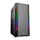 Gabinete Gamer C3Tech MT-G680SBK Lateral Full Vidro, RGB