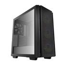 Gabinete Gamer DeepCool CG560, Mid Tower, Vidro Temperado, Sem Fonte, Com 4 Fans, RGB, Preto