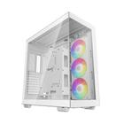 Gabinete Gamer DeepCool CH780 ARGB Full Tower Vidro Branco