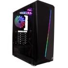 Gabinete Gamer fans rgb iluminação frontal em RGB Gh200 Atx  3 coolers com LED colorido