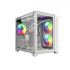 Gabinete gamer forcefield White Ghost - pcyes - gffwgp