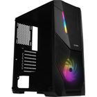 Gabinete Gamer Fortrek Mid Tower Black Hawk RGB Preto