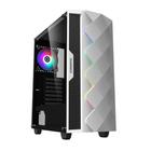 Gabinete Gamer Gamemax Diamond, Rgb, Lateral Vidro, Branco