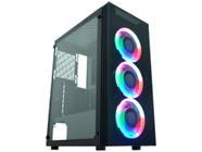 Gabinete Gamer K-Mex Asgard 3 CG-03Z5 RGB - ATX 8 FAN Preto