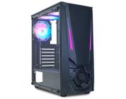 Gabinete Gamer K-MEX CG-01TJ JAEGER I Fita LED RGB Rainbow USB 3.0/2.0 Lateral Acrilico sem fonte