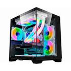 Gabinete Gamer K-mex CG-10KN Space Aquario Preto Micro ATX Sem Fan