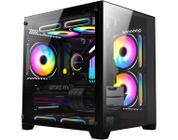 Gabinete Gamer K-MEX Space Y, Mini Tower,Vidro T,M-ATX,Black