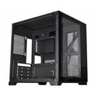 Gabinete Gamer K-Mex Space Z 01AD - Lateral e Frontal em Vidro Temperado, USB 3.0, Micro ATX, Preto