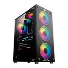 Gabinete Gamer Lateral E Frontal Em Vidro Com 4 Fans Gb1729