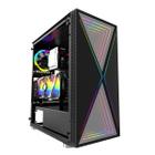 Gabinete Gamer Led Pulse Advanced Com Cooler Lateral Vidro - Bluecase