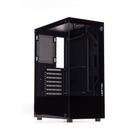 Gabinete Gamer Liketec Heydar Dark Mid Tower Panorâmico Vidro Temperado sem Fan Preto - LC-CB-HEYDAR-2084