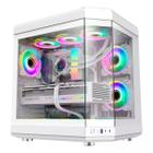 Gabinete Gamer Liketec Unreal Snow M Atx White Sem Fans