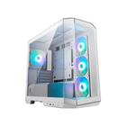 Gabinete Gamer MSI MAG Pano M100R PZ White, Mini Tower, Lateral em Vidro, 4x FANs ARGB, M-ATX, Branco - 306-7G24W21-809