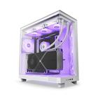 Gabinete Gamer NZXT H6 Flow RGB Branco Com 3 Fans F120 RGB