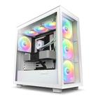 Gabinete Gamer NZXT H7 Elite 2023, Mid Tower, ATX, Lateral em Vidro Temperado, 4x Cooler Fan, Branco - CM-H71EW-02