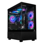 Gabinete Gamer One Power Crystal S/Fan S/Fonte MidTower Micro ATX E ITX Vidro Temperado - CC-202B