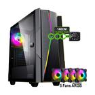 Gabinete Gamer Gamemax Revolt, Vidro Temperado, 3x Fans ARGB, Branco, Magalu Empresas