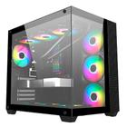 Gabinete Gamer Primetek IG30A ATX Vidro Temperado Preto