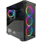 Gabinete Gamer Redragon Wheel Jack Mid Tower Preto Sem Fonte Sem Fan GC-606BK