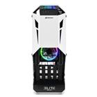 Gabinete Gamer Sharkoon Branco Elite Shark, RGB, ATX, Lateral em Vidro Temperado, 5x Fans - CA700