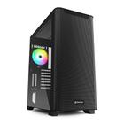 Gabinete Gamer Sharkoon M30 RGB, Mid Tower, ATX, Lateral em Vidro Temperado, 2x Cooler Fan, Preto - M30 RGB