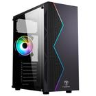 Gabinete Gamer T-Dagger RGB, Mid Tower, Lateral em Acrílico, Preto - TGC-P03B