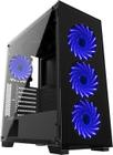 Gabinete Gamer Vidro Usb3.0 Xway 01144 4 Cooler Fans