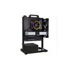 Gabinete ITX MATX ATX 38cm Para Pc Gamer Aberto Alumínio