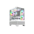 Gabinete Liketec Kingdom Snow Mid Tower Vidro Temperado USB S/Fan Branco