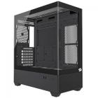 Gabinete Mid Tower Redragon Ca-606B Reflect Flow / Preto