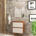 Gabinete para Banheiro com Espelheira 60cm Mdf Dubai - On Móveis
