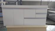 Gabinete para pia de cozinha 1,50m Donatello Branco 100% MDF 15mm