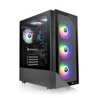 Gabinete TT view 200 TG ARGB black mid tower - CA-1X3-00M1WN-00 - THERMALTAKE