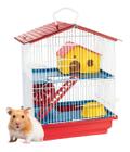 Gaiola 2 Andares Horizontal P/ Hamster Porquinho India Completa