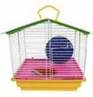 Gaiola hamster teto plastico com rodinha rf.102