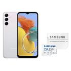 Galaxy M14 5G 128GB Prata + Cartão de Memória 128GB EVO Plus Menor preço em Galaxy M14 5G 128GB Prata + Cartão de Memória 128GB EVO Plus
