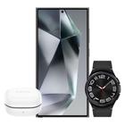 Galaxy S24 Ultra 1TB - Preto + Galaxy Watch6 Classic LTE 43mm - Preto + Galaxy Buds FE - Grafite