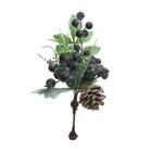 GALHO CURTO DECORATIVO DE NATAL COM FRUTAS RXO/MRR 23cm