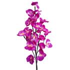 Galho de Orquídeas com 20 Leds Flores Permanentes Decorativas 65cm