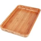 Gamela Bandeja Churrasco Bamboo Retangular 30x45cm - Mor